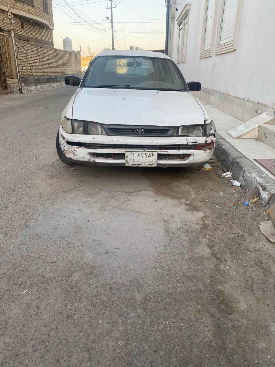 ‏سلام عليكم سيارة كورلا ‏￼موديل ١٩٩٧ ‏مكينة جديدة فقط كير تعبان سيارة باسمي  السعر ٢٠ورقة الرقم ***********￼ البصرة, العراق

