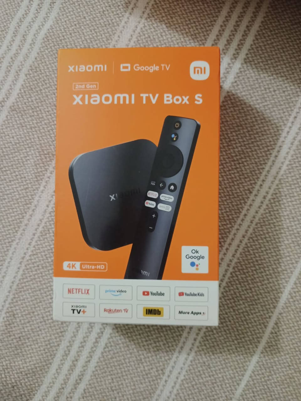 السلام عليكم
تي في بوكس شاومي الجيل الثاني 

مستخدم شي قليل 

نظافة  95% 

كامل ملحقات كيبل HDMI وكيبل الطاقة

السعر 50 غير قابل للتفاوض 
متوفر توصيل


**إذا كنت صاحب هذا الإعلان وتريد حذفه لأي سبب، رجاءا أرسل رسالة إلى الدعم الفني**