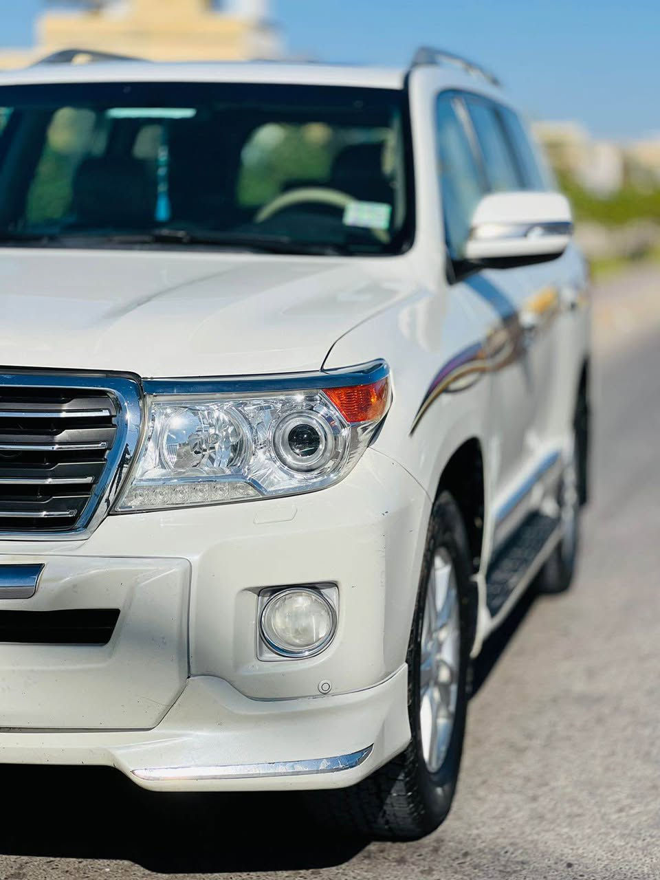 لاندكروز 2013 بريم اصل فول مواصفات مكفوله من الضربة والصبغ مكينه وكير وحدادية وتبريد بحاله ممتازه جدا السونار مرفق مع الصور ،السياره مابيها كل نقص مكانها كربلاء السعر 362 بيه مجال قليل للاستفسار ***********
