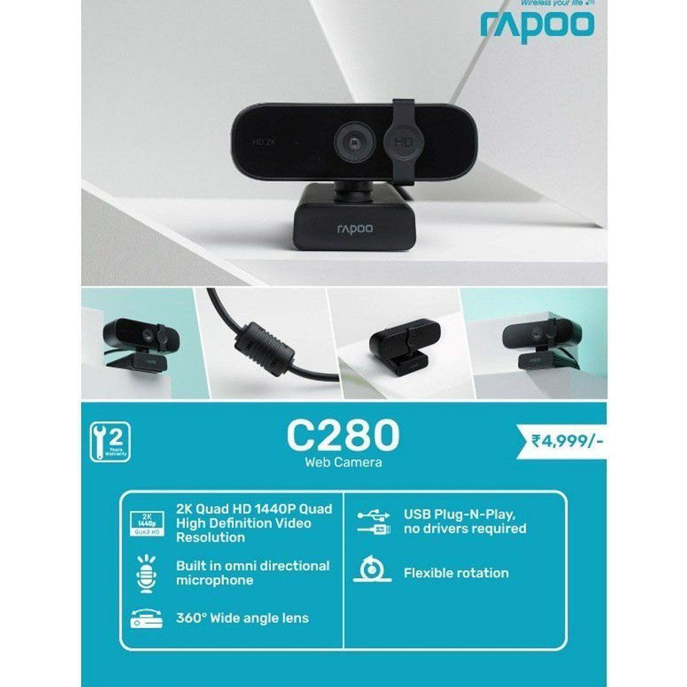 تتوفر لدينا مجموعة من كاميرات الانترنيت عالية الدقة 
من شركة RAPOO ,
للطلب والاستفسار على الرقم 
***********
