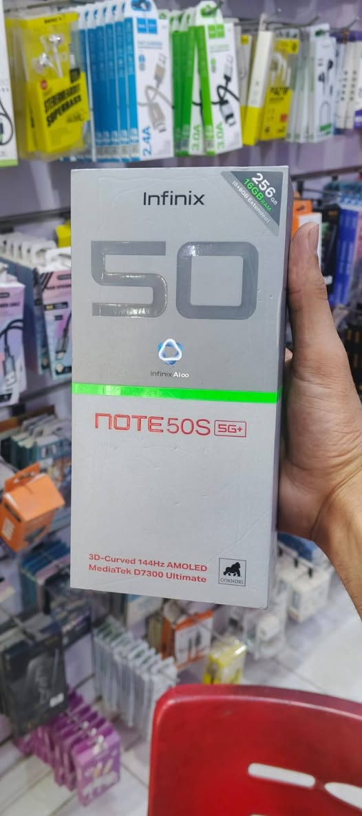 انفنكس نوت50S ذاكره256نضافه فول 
شاشه منحنيه 144هرتز يشغل 90فريم
غراض كامله سعره300 ***********
