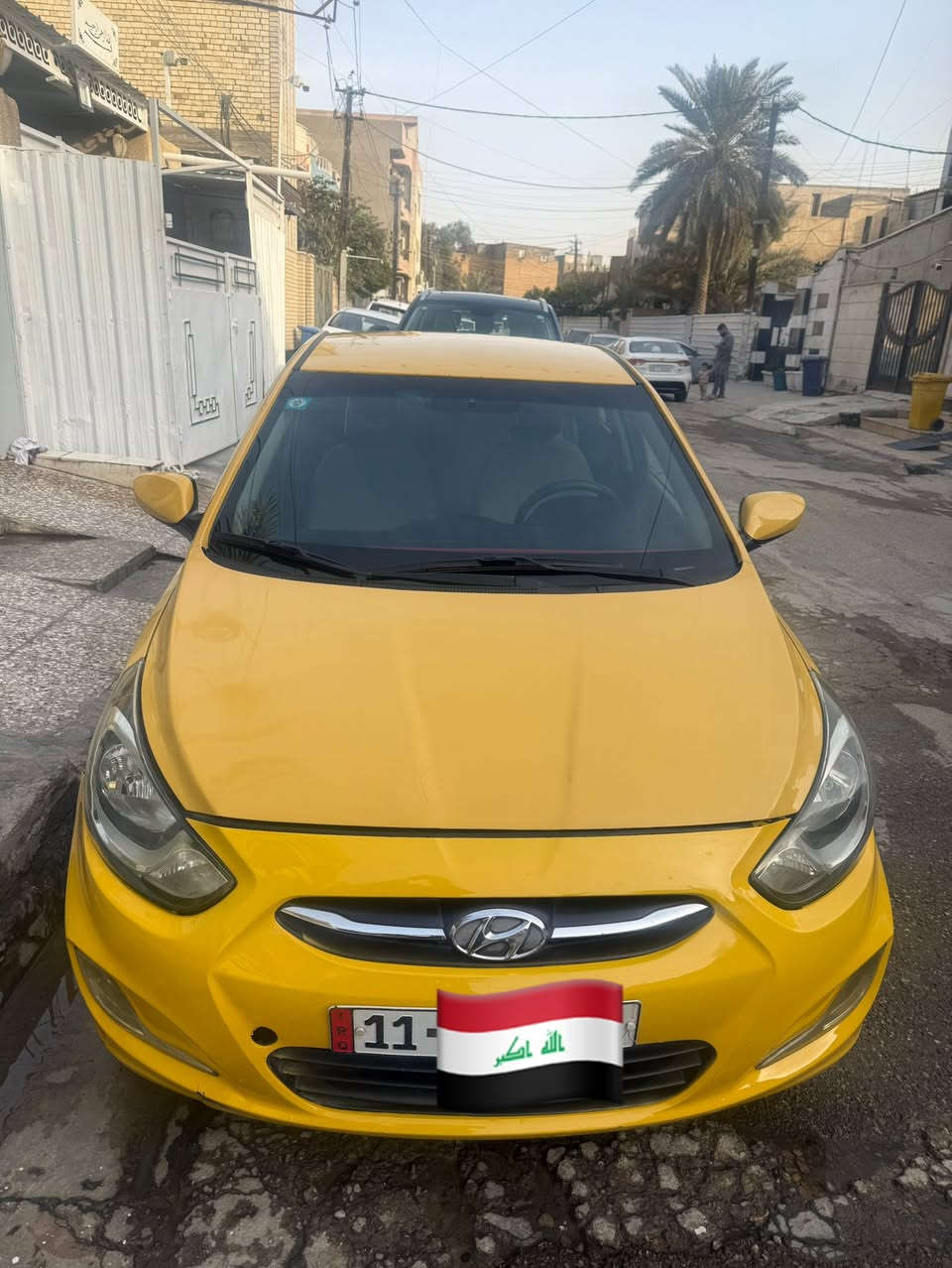 🚘 للبيع – هونداي اكسنت 2015 | امريكي
📍 الموقع: بغداد – البلديات
📑 الرقم: بغداد - باسمي 
⚙️ المحرك: GDI – اتوماتيك

---

🌟حادث امريكا:
جاملغ امامي ايسر وراجع نفسه وجاملغ خلفي وكذالك راجع نفسه بدون تبديل ✅

ايرباك ستيرن + ايرباك دشبول طاك ✅

——

✨ المواصفات:

اللون: اصفر

كير مكينة مكفولات ✅

نقص صدر + اذان مال مكينه ✅

تدفئة تبريد كهربائيات مابيه نقص✅

كامرة شاشة ✅

مدوشم الكشنات والارضية جلد  ✅

ماشية السيارة (166) الف ميل ✅

---

💰 السعر: 90$ وبيه مجال
📞 للتواصل:***********
