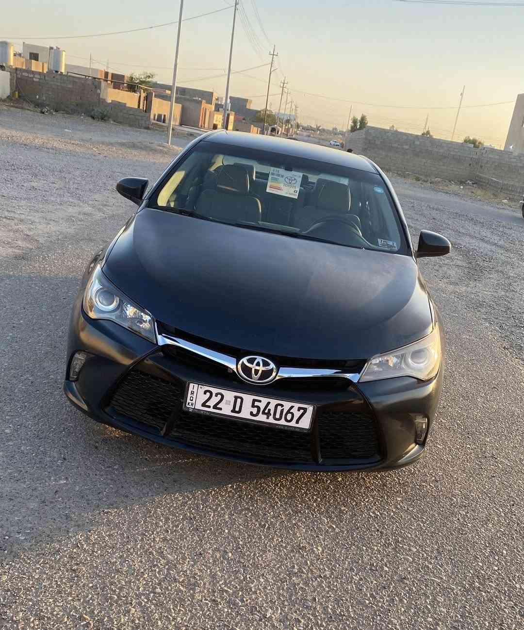 تويوتا كامري 2017 SE
وارد أمريكي للون: رمادي غامق
الممشى: 170km
محرك 2500 سي سي 4 سلندر
—————————————————————

بونيد وجاملغ 
بدون دواخل بشرط
السيارة نظيفة جداً جاهزة استخدام
سنوية مجددة 
نفس اليوم تحويل
——————————
المواصفات
شاشة كبيرة
تحكم ستيرن
6 إيرباغ
مرايا كهرباء مع إشارات
تحديد سرعة
جير ومحرك شرط
تواير جديدة
السعر 145 وبيها مجال

‭+964 783 222 1965‬
مكاني تكريت الشهامه


**إذا كنت صاحب هذا الإعلان وتريد حذفه لأي سبب، رجاءا أرسل رسالة إلى الدعم الفني**