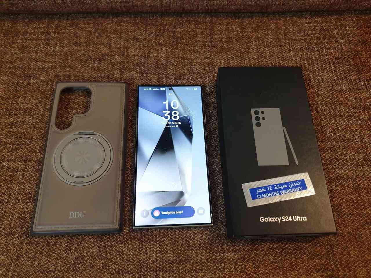 جهاز سامسونج گلكسي إس 24 ألترا
وكالة الوطني ملحقات اساسية كرتون وكيبل و حافظة
نسخة لون تيتانيوم ذاكرة 256 رام 12
نظافة 💯 حالة ممتازة جهاز اخو الجديد
بي مجال للتعامل و متوفر توصيل
*********** للتواصل اتصال او واتساب الحال, واسط
