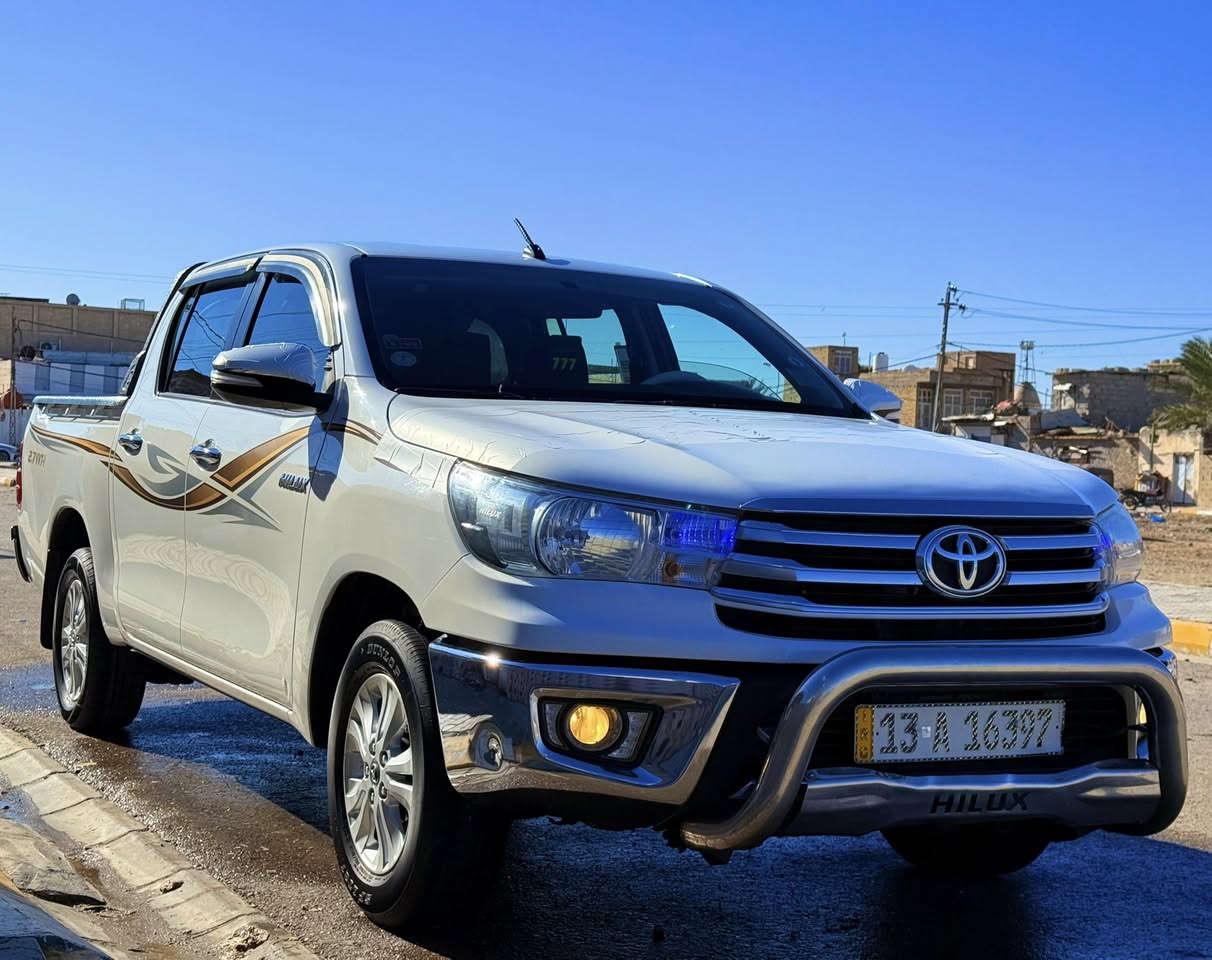 سلام عليكم 
تيوتا هايلوكس 
 كويتي الساير اصل 2017
رقم ميسان مشروع وطني رقم دولي سنويه جديده 2029
مكفوله كفاله السونار مرفق 
تخم تاير 
صدر جديد 
تبريد ثلج قطعتين 
مكينه مكفول 
فول اوتماتيك 
شاشه 
تحكم ستيرن 
حساس 
كأمره
قماره بسلفان الشركه  
ماشيه 270
كوت قضاء الحي 
سعرها 240
***********
