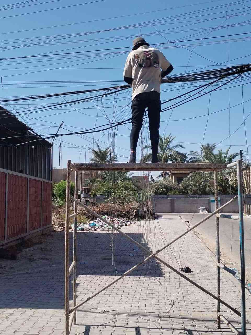 السلام عليكم كادر عمل تنظيف الوايرات  ***********
