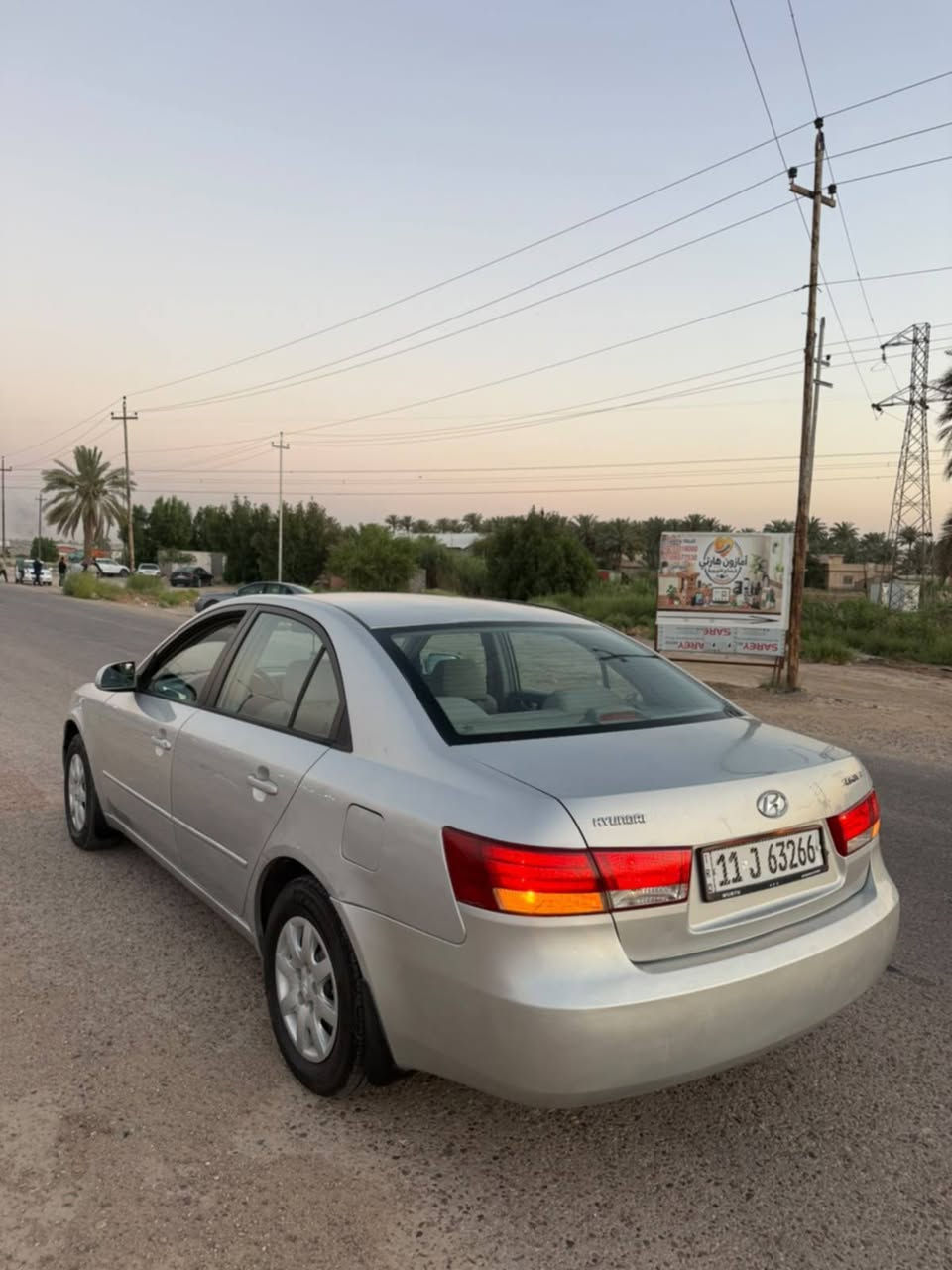 السلام عليكم سوناتا للبيع موديل 2006 خليجي مكينة 2400 لاتبخير ولا تنقيص تبريد ثلج تخم تاير جديد اربع قطع صبغ المكان بابل المسيب ***********
