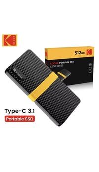 هاردسك خارجي • كوداك X200 • ٥١٢ جيجابايت