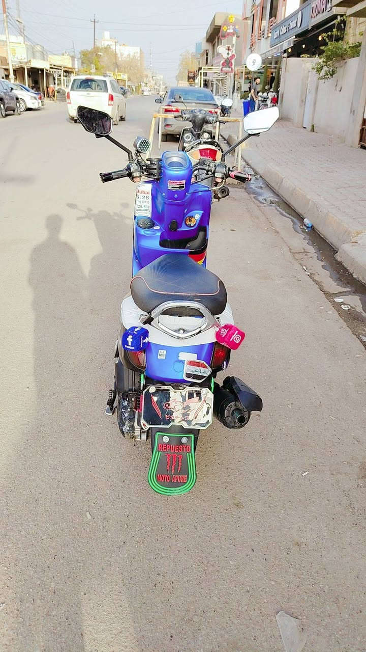 سلام عليكم دراجه ماكس بوليس مكفول من كلشي كهربائيات دبل اشاره نكره سلف اب أي وقت كامل شغال من أطول الطول سماعه محرك بل شرط الفحص السعر 575 وبي مجال بسيط الشراي خاص أو ينتصل *********** باقي تفاصيل خاص
