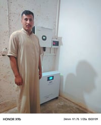 طاقة شمسية • انفيرتر ٦ كيلو • بطارية ليثيوم ١٦ كيلو