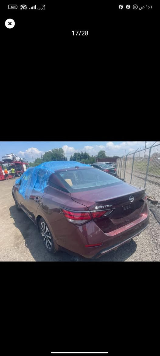 نيسان سنترا ٢٠٢٤ sv+  اعلى مواصفات
حادثه مثل ما موضح
جاملغ بارد راجع
بونيد مبدل ومصبوغ
٣٠سم من الكصه الاماميه مصبوغه وحار راجعه
بيه شخوط قليله
 رقم معوقين ميسان  
مكان السياره ميسان
تاريخ الدخول ٢٠٢٤/٨/٢٠
ماشيه خارج االعراق٧٠٠يعني الف ما واصله 
داخل العراق ٣٦الف وقابل للزياده
بعد ٣سنوات ونص تصير حره
رقم ***********
