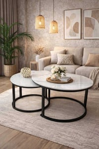 سيت طبلة وسطي • بورسلين رخام • توصيل بغداد مجاني