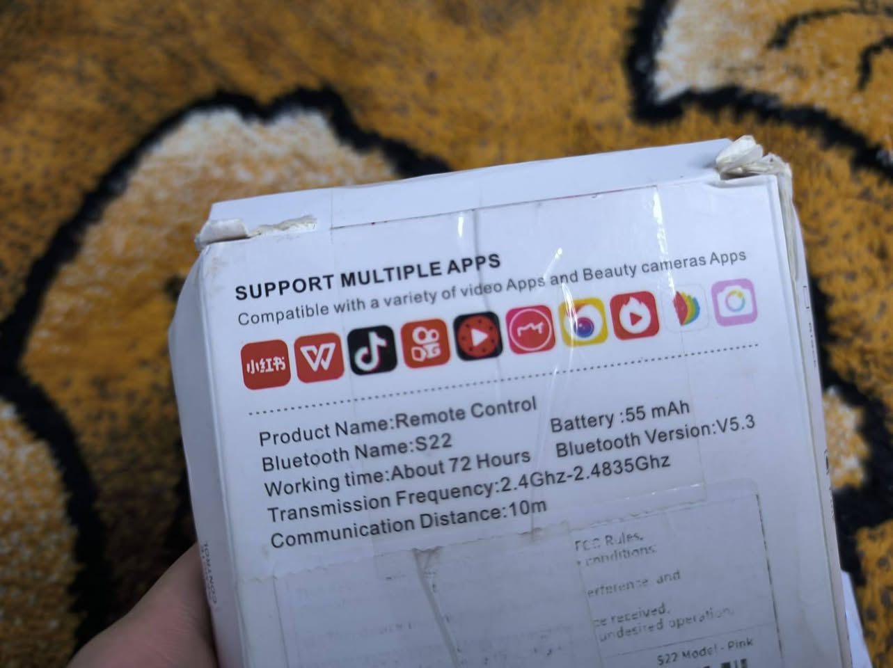 قطعه تفيد محبين التصوير ، جهاز تحكم عن بعد للتلفون تكدر تستخدمه تگلب ب التيكتوك أو الفيس وباقي البرامج بس هو مخصص للتصوير ، الي يفيده يخلي سعر


**إذا كنت صاحب هذا الإعلان وتريد حذفه لأي سبب، رجاءا أرسل رسالة إلى الدعم الفني**