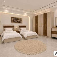 غرفة نوم شبابية • غرفة نوم رازا • ميز تواليت • كنتور • سرير نوم • غرفة...