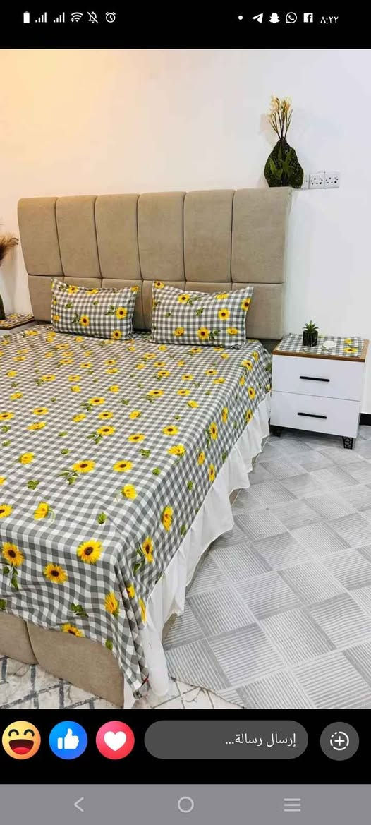 مفروشات كافة الموديلات
اقمشه اصلي ضمان
كل القياسات متوفره حسب الطلب
توصيل خلال يومين من تثبيت الطلب ناصرية, ذي قار


**إذا كنت صاحب هذا الإعلان وتريد حذفه لأي سبب، رجاءا أرسل رسالة إلى الدعم الفني**