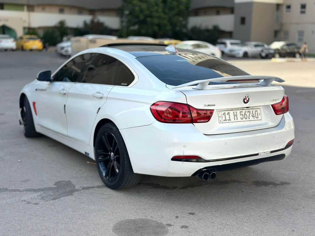 سلام عليكم
بي ام 430i 
موديل 2018 
السعر 170 ورقه 
مراوس فقط مراوس فقط 
محرك الفين تون بور توربو فول مواصفات 
صور الحادث بالمنشور 
رقم بغداد الجديد 
  فول مواصفات 
ماشية 74 الف 
فتحة 
داتا شو
داخل جلد احمر 
مراية اوتو قلاب 
شاشة ترحيب وشاشة عطلات 
كشنات خزن ميموري 3 وضعيات 
كشنات تدفئة
رادارات 
تبريد قطعتين
ماوس
شفتات ستيرن
حساس خلفي امامي
وضعيات قيادة ايكو
سبورت سبورت
السعر 170 ورقه 
مكانها بغداد بسمايه 
***********
