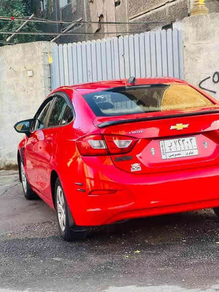 شوفرليت كروز 2017 مكينه 14تيربو شرط 
كير شرط سياره نضافه فول خير من الله ماتحتاج مصرف حداديه كلها جديد ضررها جاملغين وبوند 
سعر 88 وبيها مجال بسيط للاستفسار 
*********** اتصل او واتساب موصل
