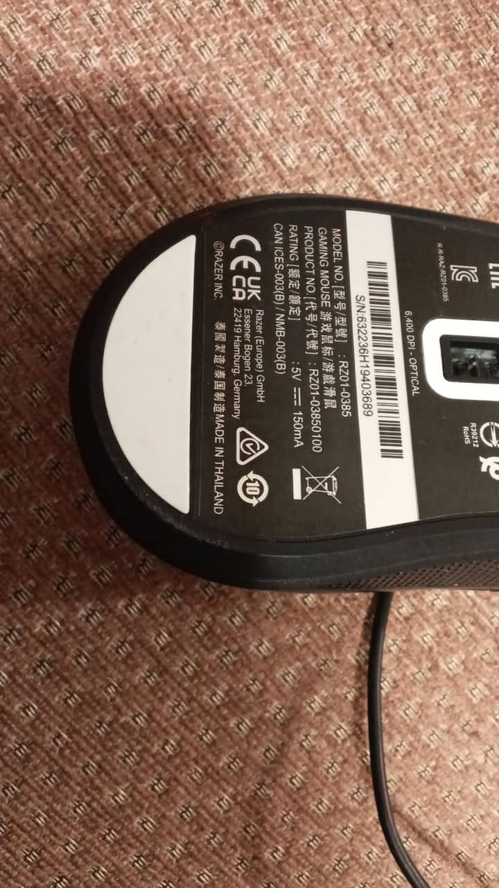 حجاج هاي ماوس ريزر ولوجتك ريزر اصلي واللوجتك مو اصلي يعني ما يصير بي السوفت وير مال لوجتك
شون بلنسبه للسعر انته قيمهن للتواصل او الاستفسار راسني
واتس ***********
