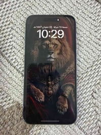 السلام وعليكم ايفون 14برو ماكس نضافة 100%بطارية 85الذاكرة256 السعر خاص...