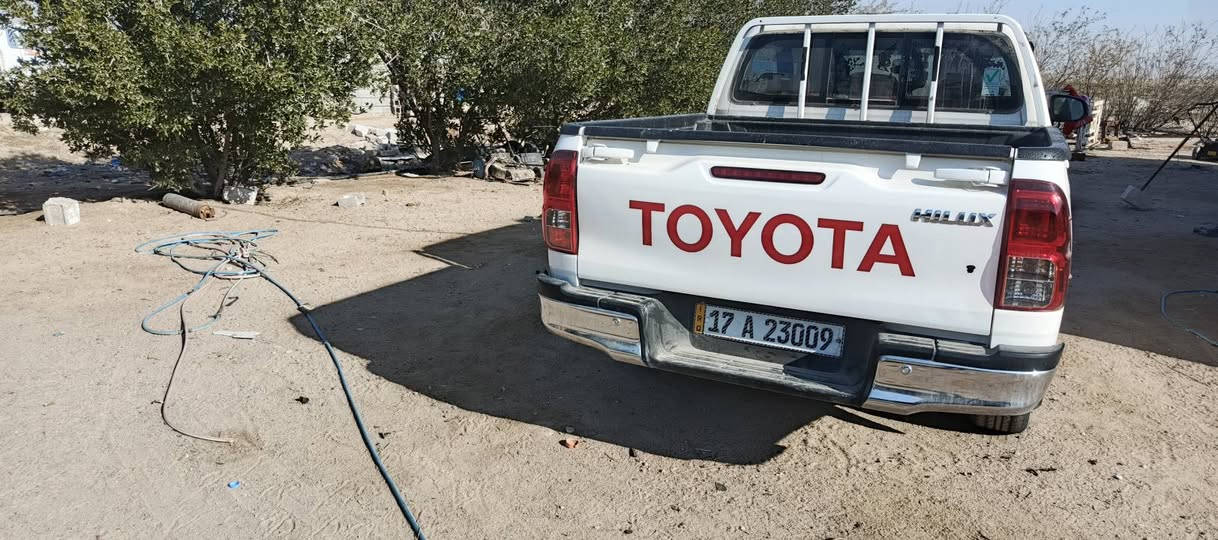 هيلوكس موديل 2023مكفوله سابقا سياره ماشيه 60الف هذا حادثه رقمه مثني باسمي السعر 195وبيه مجال المكان البصره الزبير طريق 17. الستفسار علي رقم ***********
