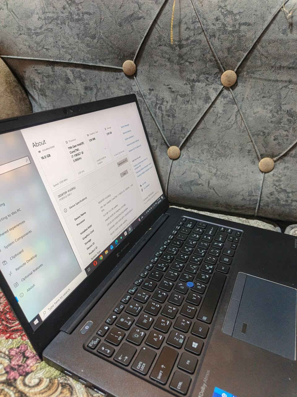 للبيع لابتوب Dynabook Portégé X40-J
💻 المعالج: Intel Core i7-1185G7 (الجيل 11)
⚡ سرعة المعالج: 3.00GHz (يوصل أعلى مع Turbo Boost)
🧠 الرام: 16GB DDR4 3200MHz
💾 التخزين: SSD NVMe سعة 256GB
🎮 كرت الشاشة: Intel Iris Xe Graphics
🖥️ الشاشة: 14 إنج Full HD
🌐 Wi-Fi 6 + Bluetooth
🔋 بطارية ممتازة
🪶 جهاز خفيف ومناسب للشغل والألعاب والدراسة والبرامج والتصميم 
لاب توب ميديا +١
السعر: (٣٥٠ وبيها مجال للشراي طبعا مو سعرها وخساره بس محتاج ) مكاني بغداد دوره  للأستفسار *********** واتس
