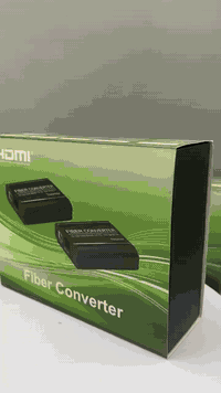 تحويلة fibre converter تقوم بتحويل كيبل الفايبر الى cat6 مسافات بعيدة ...