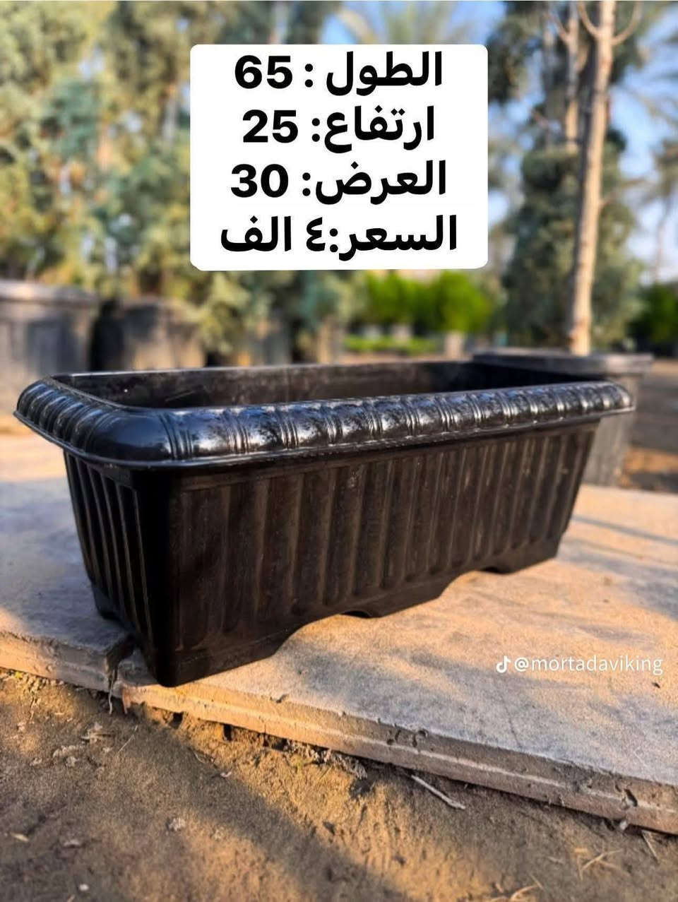 سنادين بلاستك درجة أولى احجام مختلفة ويوجد توصل كافة محافظات العراق
للحجز مراسلة الصفحة او الواتساب ( *********** )
مشتل مرتضى الرئيسي/ حلة طريق كربلاء عمود 96 مقابل أهل الخير 🌿
