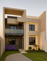 تصميم دار بمساحه 150m بنمط واجهه مودرن انيقه  نحوّل أفكارك إلى تصاميم ...