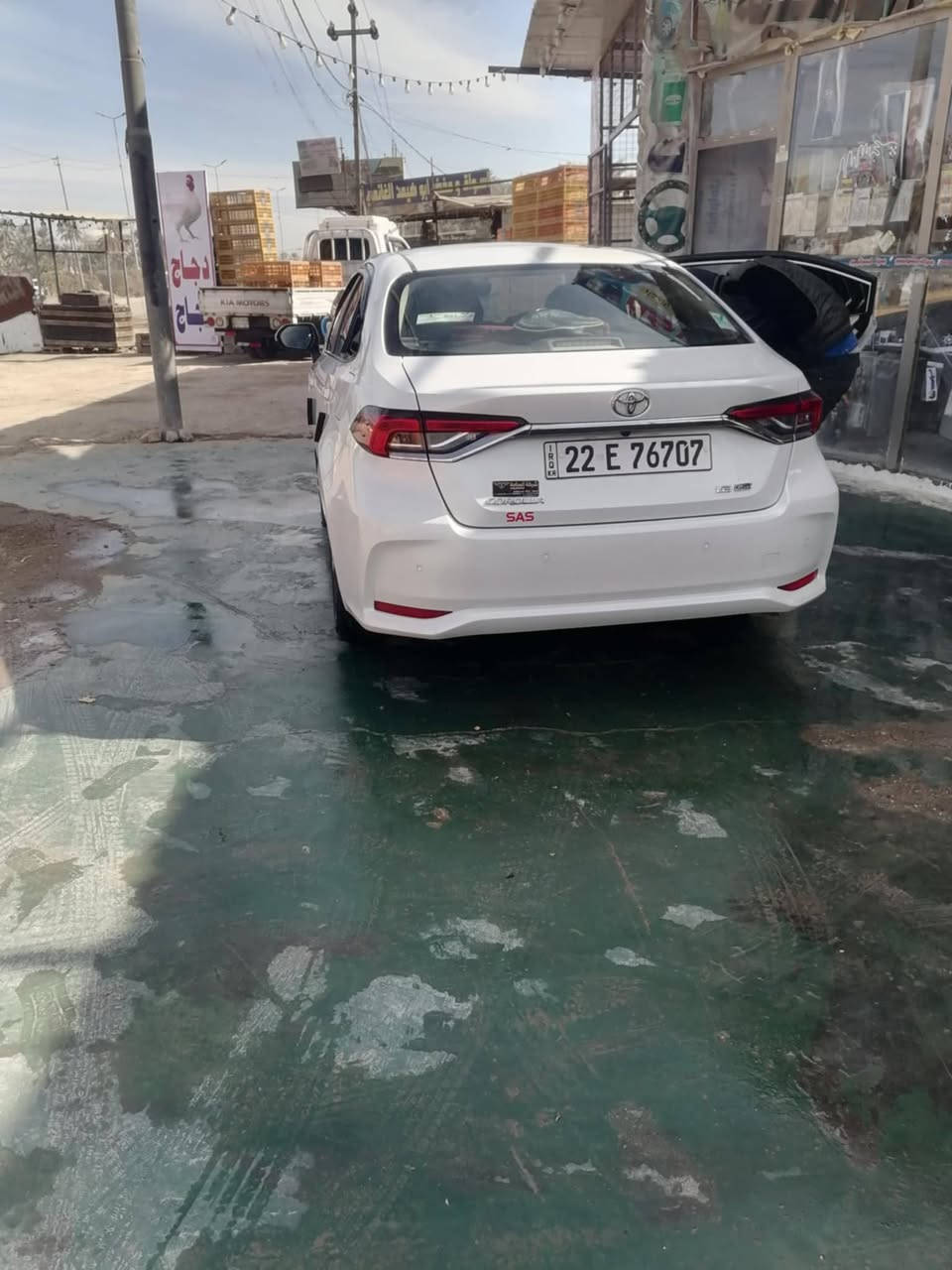 سلام عليكم سيارة كورلا ياباني رقم اربيل  ماشيه 210  مواصفات كامله بيه ضربه ماشر عليه اقل من شبر  موديل 2022 ب170 وبيه مجال  الرقم
***********
