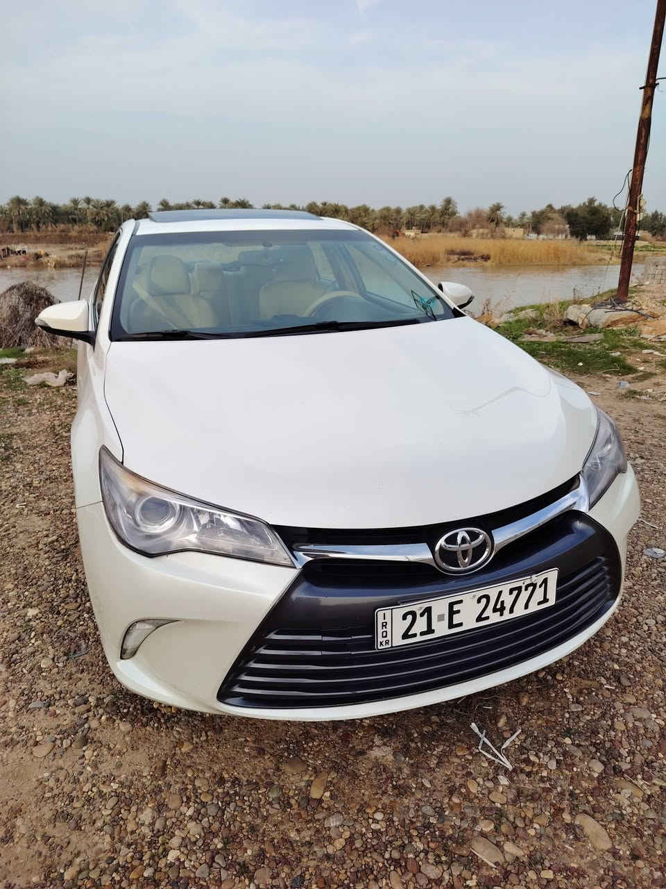 كامري موديل 2016 خليجي فول مواصفات
 باب الصدر صبغ رش سبب شخط بدون فتح او حادث
مكان بغداد الطارمية
السعر 180
 ***********
***********
