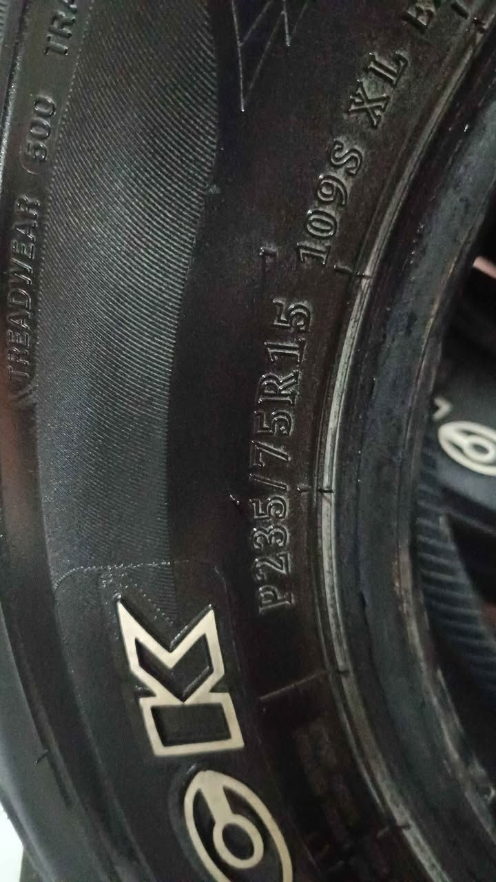 سڵاو...
تاقم تایە بۆ فرۆشتن زۆر کەم بەکار هاتوون، حەجمیان P235/75R15، لە سلێمانیم. بغداد, العراق


**إذا كنت صاحب هذا الإعلان وتريد حذفه لأي سبب، رجاءا أرسل رسالة إلى الدعم الفني**