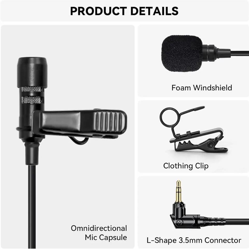 Lark max 1
السلام عليكم، مايك HOLLYLAND LARK MAX

مع قطعة مايك خارجي اصلي Lavalier Microphone

المايك نضيف جدًا، مع محتويات العلبة كاملة.

السعر 250,000، مكاني كربلاء المقدسة.
0773 465 0088
