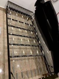 سرير حديد سبرنك • مستعمل قليل • الحيانية شارع التاميم