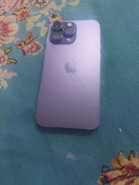 ايفون 14 برو مااكس خط وااحد الجهازالنظيف بس الظهر مفطور فقط الجهاز ابد...