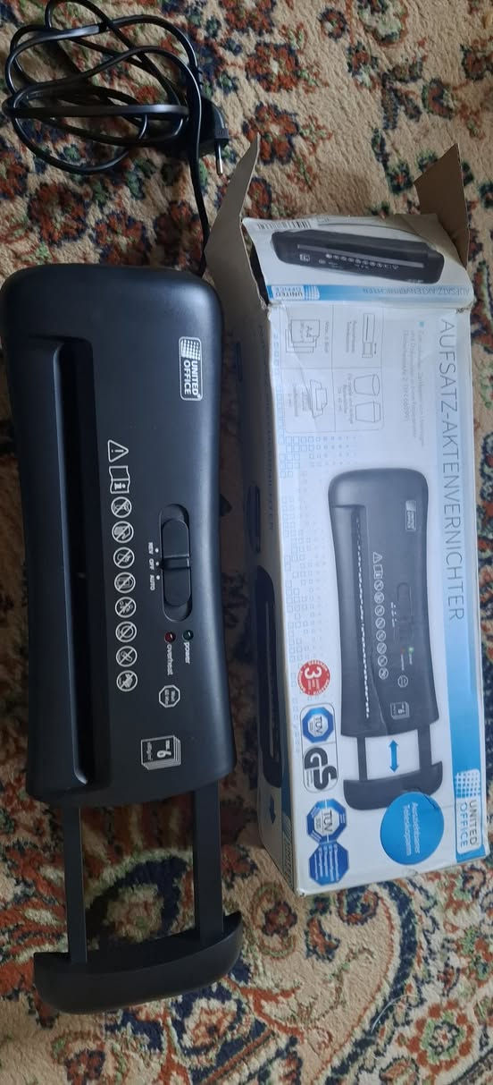 ممزقة ورق ألمانية الصنع تفيد في وضع الانتيكات داخل الورق الممزق بغداد السعر ٢٥ جديده بالباكيت


**إذا كنت صاحب هذا الإعلان وتريد حذفه لأي سبب، رجاءا أرسل رسالة إلى الدعم الفني**