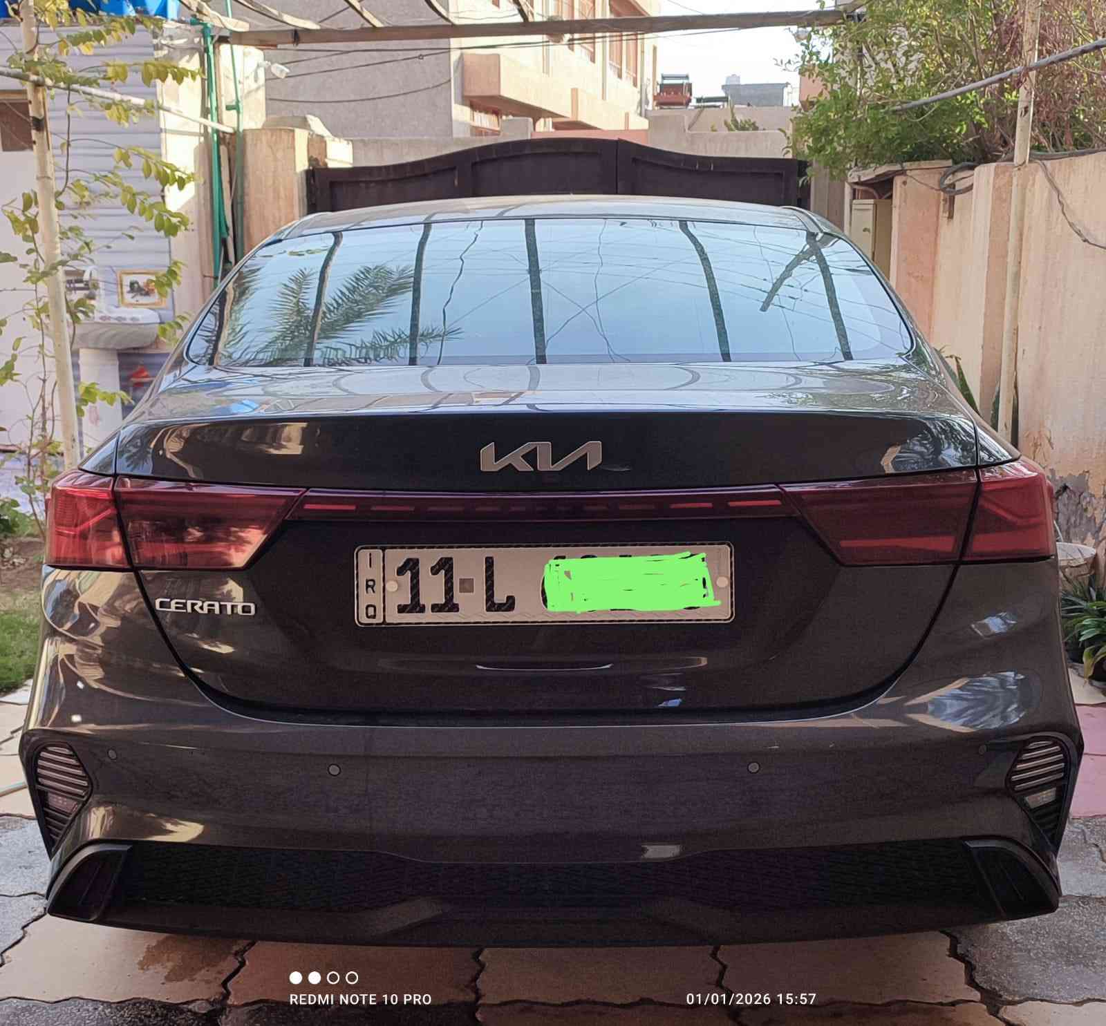 سيراتو موديل ٢٠٢٤ خليجي
ماشية ٢٢ الف كيلو 
محرك السيارة ١٦٠٠ دوش
موصفات السيارة 
تحكمات ستيرن
حساس خلفي 
لد امامي
ويل كب 
مكفولة كفالة عامة من الصبغ و التبديل و البارد
السيارة بحالة الوكالة 
رقم بغداد الدولي الجديد وباسمي
السعر ١٧٥ ورقة 
مكان السيارة ديالى بعقوبة
رقم الهاتف ***********
