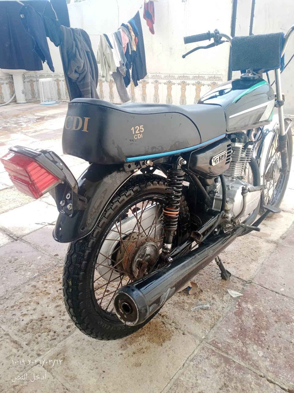 السلام عليكم دراجه نامه للبيع مكينه مفتوحه ولفات دراجه حلوه وجاهزه ما عوزها اي شي كلك لدراجه سعره450وبيها مجال للشراي الرقم ***********العنوان ناصريه مركز
