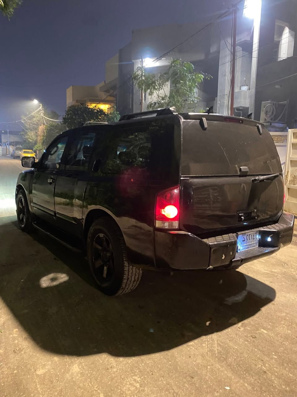 ارمادا 2007 لون اسود se كشن سايق كهرباء دوسات بانزين وبريك كهرباء حساسات خلفيه مثبت سرعه تحكم ستيرن جهتين وسياقه بل ستيرن تبريد كير محرك كفاله السياره صبغ عام بدون ضربه بدون ايرباك السياره كلين تايتل بسبب الجراد *********** /حسين الخفاجي 
78 ورقه وبيها مجال جدا بسيط واني ابو ادوات ومعتني بيها هواي ❤️  منضومه مي منضومه تبريد منضومه بريك منضومه بانزين منضومه ستيرن كله شرط
محضوض جدا الي تكون من نصيبه هاي السياره كير ومحرك دهن جديد وكله من هذا الاصلي ول غالي وتدللون
