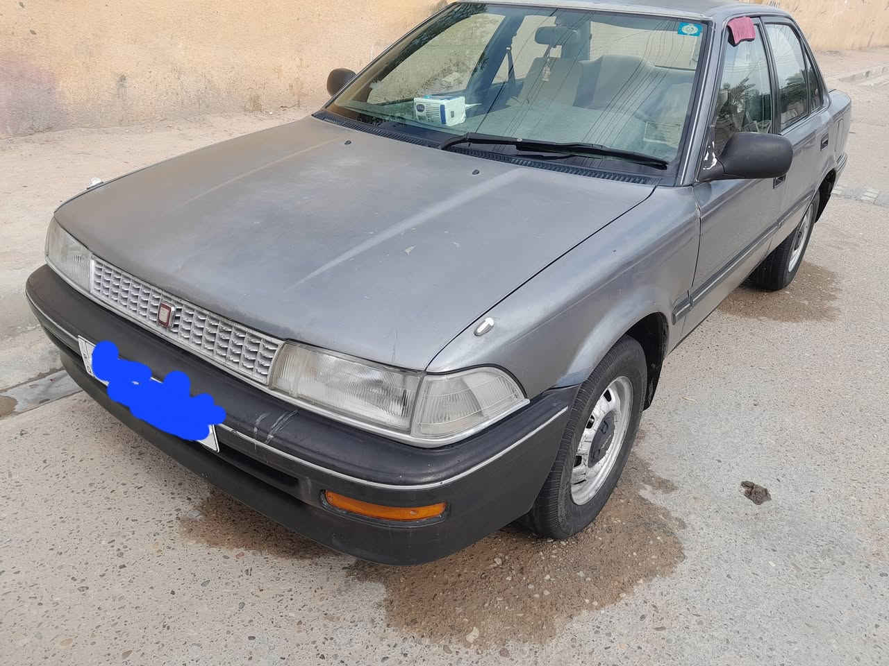 رمضان كريم الله يتقبل صيامكم
للبيع كورلا موديل 90  سياره بلاديه جارده مكفول من ضربه والخياس حداديه جديده تخم تاير محرك بدايه تبخير رقم ميسان نكليز سنوي 28 شطر تحويل  سعر 45$ وبيه مجال قليل مكان سياره ميسان قلعه صالح  ***********
