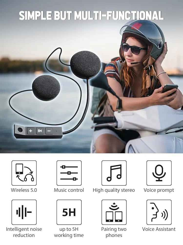 💓👈💓سماعة رأس خوذة دراجة نارية من مومان، H4، سماعة رأس لاسلكية مقاومة للماء، بدون استخدام اليدين، تحكم في الموسيقى، رياضية خارجية، مناسبة للدراجات النارية، خوذة دراجة نارية، سماعة رأس، سماعة رأس، سماعة أذن💓👉💓

🚚🚚🚗🚗 التوصيل 5 الف لجميع المحافظات 🚗🚗🚚🚚

🔥 🔥  المنتج امزون جديد غير مستخدم الماني اوربي  🔥 🔥

✨ حق الزبون فحص المنتج قبل تسليم المبلغ للمندوب  ✨

❄️ طريقة الحجز @ الاسم @ العنوان كامل @ رقم الهاتف ❄️ 

❣️❣️❣️  للحجز و الاستفسار على الخاص فقط  ❣️❣️❣️

👇👇👇👇👇تفاصيل المنتج 👇👇👇👇👇

💓👈【استمع إلى موسيقاك】تعتمد سماعة رأس خوذة الدراجات النارية MOMAN H4 على تقنية لاسلكية 5.0 وEDR، مما يتيح لك توصيل هاتفك الذكي في نطاق 10 أمتار. استمتع بالموسيقى، والرد على المكالمات، واستخدام نظام تحديد المواقع العالمي (GPS)، وغيرها أثناء ركوب الدراجة.👉

💓👈【جودة صوت ممتازة】اعتمادًا على تقليل الضوضاء المتقدم، يمكن لجهاز الاتصال الداخلي للدراجات النارية H4 حماية سمعك من ضوضاء المحرك والرياح وحركة المرور، مما يوفر موسيقى عالية الجودة والرد على الهاتف.👉

💓👈【وقت استعداد وعمل طويل】بطارية ليثيوم أيون مدمجة بسعة 180 مللي أمبير/ساعة، تدعم وقت استعداد يصل إلى 160 ساعة ووقت عمل متواصل يصل إلى 15 ساعة. يمكنك شحن سماعة الرأس H4 للدراجات النارية عبر منفذ Micro USB باستخدام كابل الشحن المرفق.👉

💓👈【سهلة الاستخدام】بفضل شريطها السحري القابل للفصل، يُمكن تثبيت سماعة الرأس اللاسلكية H4 لخوذة الدراجات النارية بإحكام في الخوذة. إنها رقيقة للغاية ومريحة للارتداء.👉

💓👈【توافق واسع】ينطبق نظام اتصال الدراجات النارية هذا على أجهزة iOS وAndroid ويعمل مع معظم الخوذات ذات الوجه المفتوح والقابلة للتعديل والوجه الكامل، وهو مثالي لركوب الدراجات النارية والتزلج والتسلق والمزيد من الأنشطة الخارجية.👉 Colombo, Sri Lanka


**إذا كنت صاحب هذا الإعلان وتريد حذفه لأي سبب، رجاءا أرسل رسالة إلى الدعم الفني**