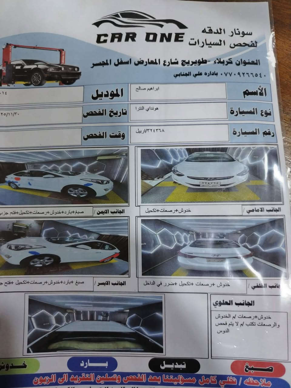 السلام عليكم سياره النتره  ٢٠١٤ خليجي  اربيل      المكينه الف وستميه السياره موضح بلسونار السعر ١١٥  رقم تلفون  ***********العنوان كربلاء
