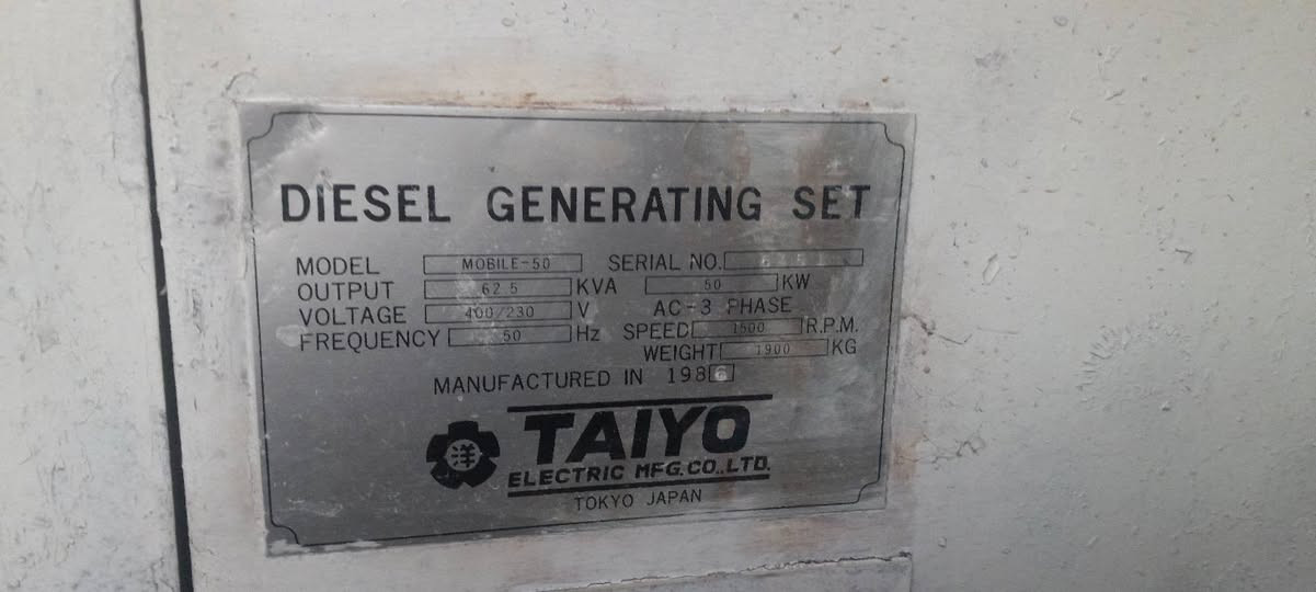 مولد منشأ ياباني  ٦٥ كيفي  للبيع 
متروكه لفتره  . قبل هي الفتره تشتغل بصوره طبيعية  . 
للأستفسار الإتصال 📞 
***********
فيه واتساب  .
