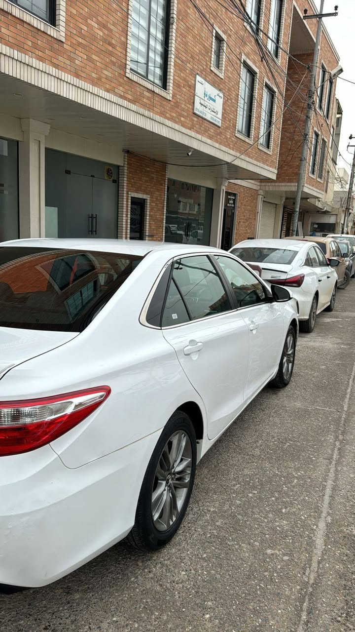 Toyota Camry 2016 SE
US Import 
Clean Title
No paint with minor scratches and dents
Mileage: 100,000 miles
VIN: 4T1BF1FK7GU541485
2.5 L, 4 Cylinder, 24 MPG Fuel Economy. White Color, Black Interior, Mix Sport fabric SofTex-trimmed front seats, leather-trimmed sport steering wheel with paddle shifters. 6-speaker audio system, 6.1-inch touchscreen, Bluetooth, backup camera, and USB port. Keyless entry, air conditioning, and power-adjustable driver's seat. 10 Standard airbags, Stability Control, Traction Control, ABS, and Brake Assist, Screen, parking sensors and back camera. أربيل, العراق


**إذا كنت صاحب هذا الإعلان وتريد حذفه لأي سبب، رجاءا أرسل رسالة إلى الدعم الفني**