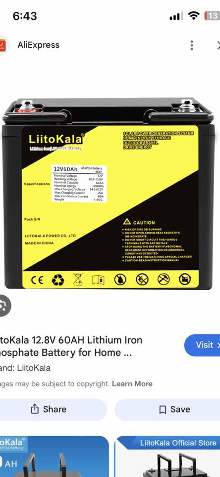 بطارية ليثيوم فوسفات الحديد
٦٠ امبير 
انتاج حديث
١٥٠


**إذا كنت صاحب هذا الإعلان وتريد حذفه لأي سبب، رجاءا أرسل رسالة إلى الدعم الفني**