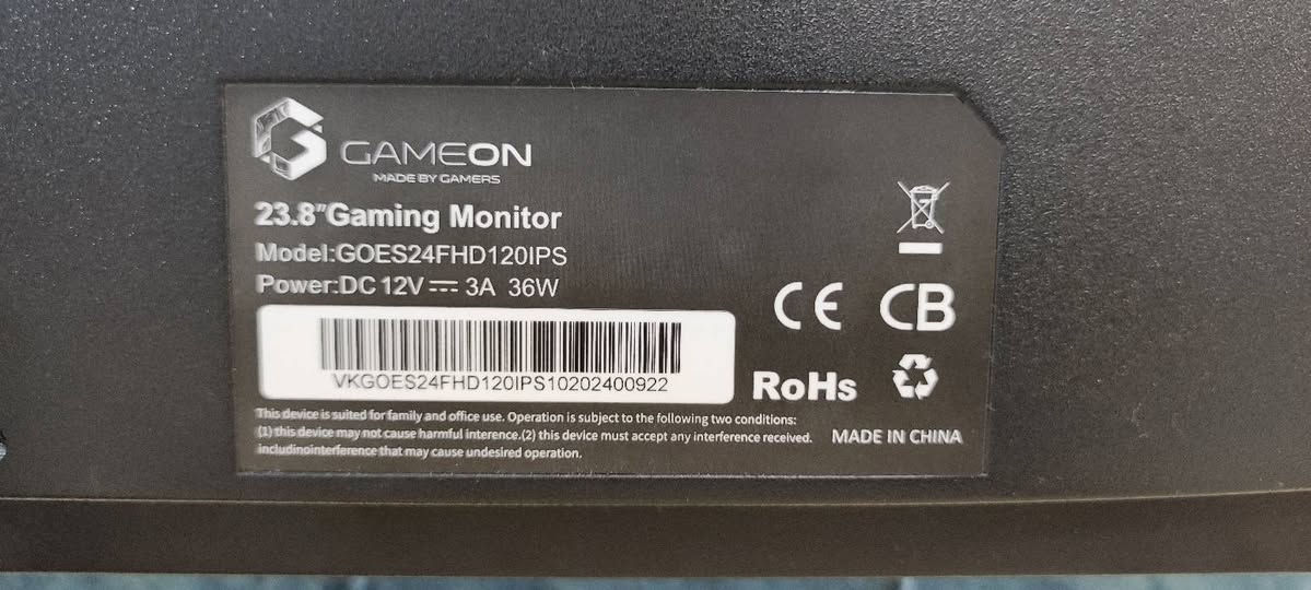 السلام عليكم
شاشة للبيع 
GAMEON 
حجم 24
FHD 
120H
FAST IPS 
0.5MS
HDR 
Free sync 
نظافة 100% باقي بيها ضمان سنتين وصل الشراء موجود 
السعر 120 الف قفل قفل سعر ثابت 
مكاني بغداد


**إذا كنت صاحب هذا الإعلان وتريد حذفه لأي سبب، رجاءا أرسل رسالة إلى الدعم الفني**