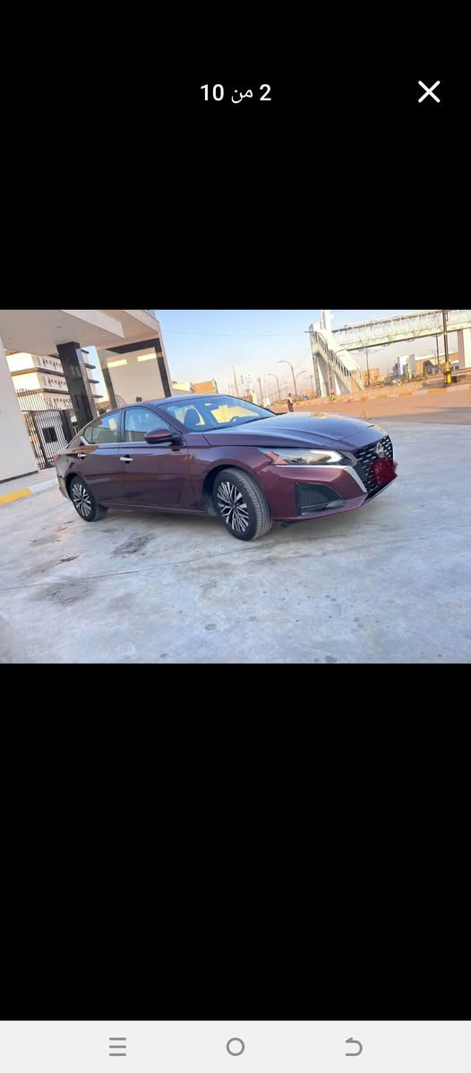 سلام عليكم سياره نيسان التيما موديل 2023موصفات اس في سياره فول عدة الفتحةالمكان ديالى لخالص ***********.     165بيهة مجال بيهة صبغ حافت البنيد وهلال لجاملغ لخلفي ولحادث مرفوقة بل منشور
