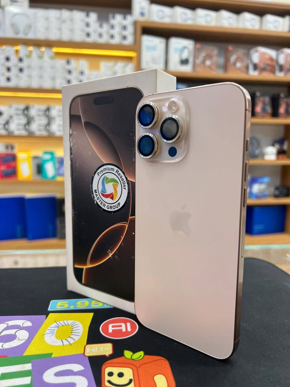 للبيع 🔥
ايفون 16 برو ماكس

📱 عربي ماستر
🔋 البطارية 99%
💾 الذاكرة 256GB

عنوان الشركة 📍
النجف – شارع الغدير، فرات
مقابل بوبة السعد
📞 ***********
أهلاً وسهلاً بالجميع

🚚 توصيل إلى كافة المحافظات 🇮🇶

متوفر بيع وشراء وتبديل الأجهزة 📱
