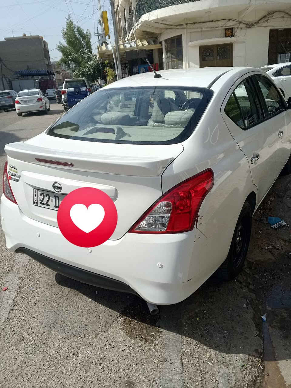 نيسان سني للبيع موديل2024
السعر 123$بيه مجال بسيط
السياره مكفوله كفاله عامه عده طخه بسيطه 
السياره ماشيه 24 الف
رقم اربيل وكاله أو تحويل
مكان السياره بغداد شارع حيفا
للتواصل
***********
متواجد واتساب
