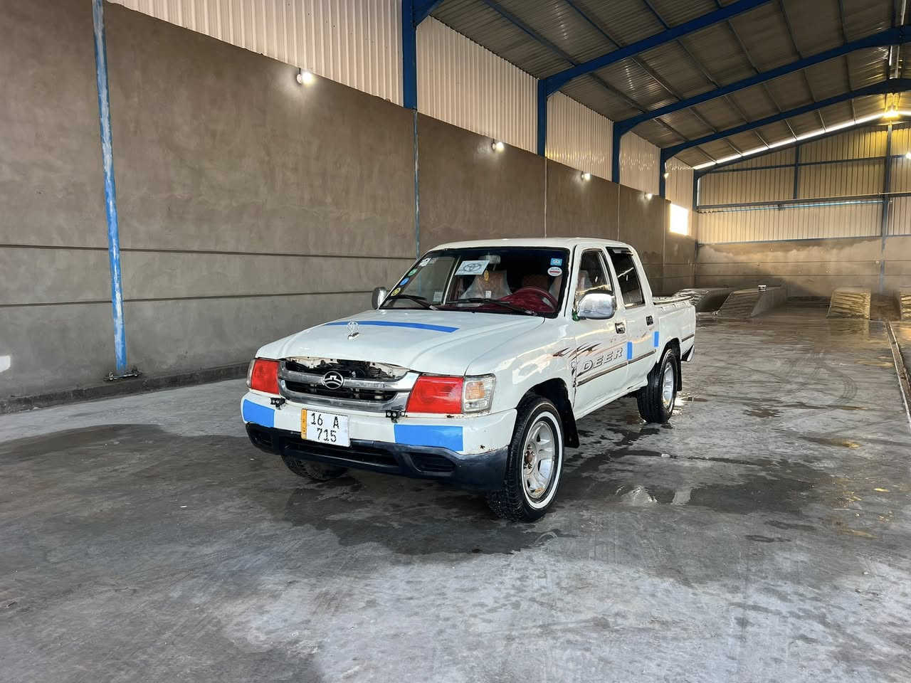 بيك اب صيني موديل 2008 
رقم دولي شرط تحويل
سيارة جاهزه وجديده محرك وكير
وتخم تاير كله شغل
مكاني واسط الزبيدية 
***********
السعر 43بيه مجال
