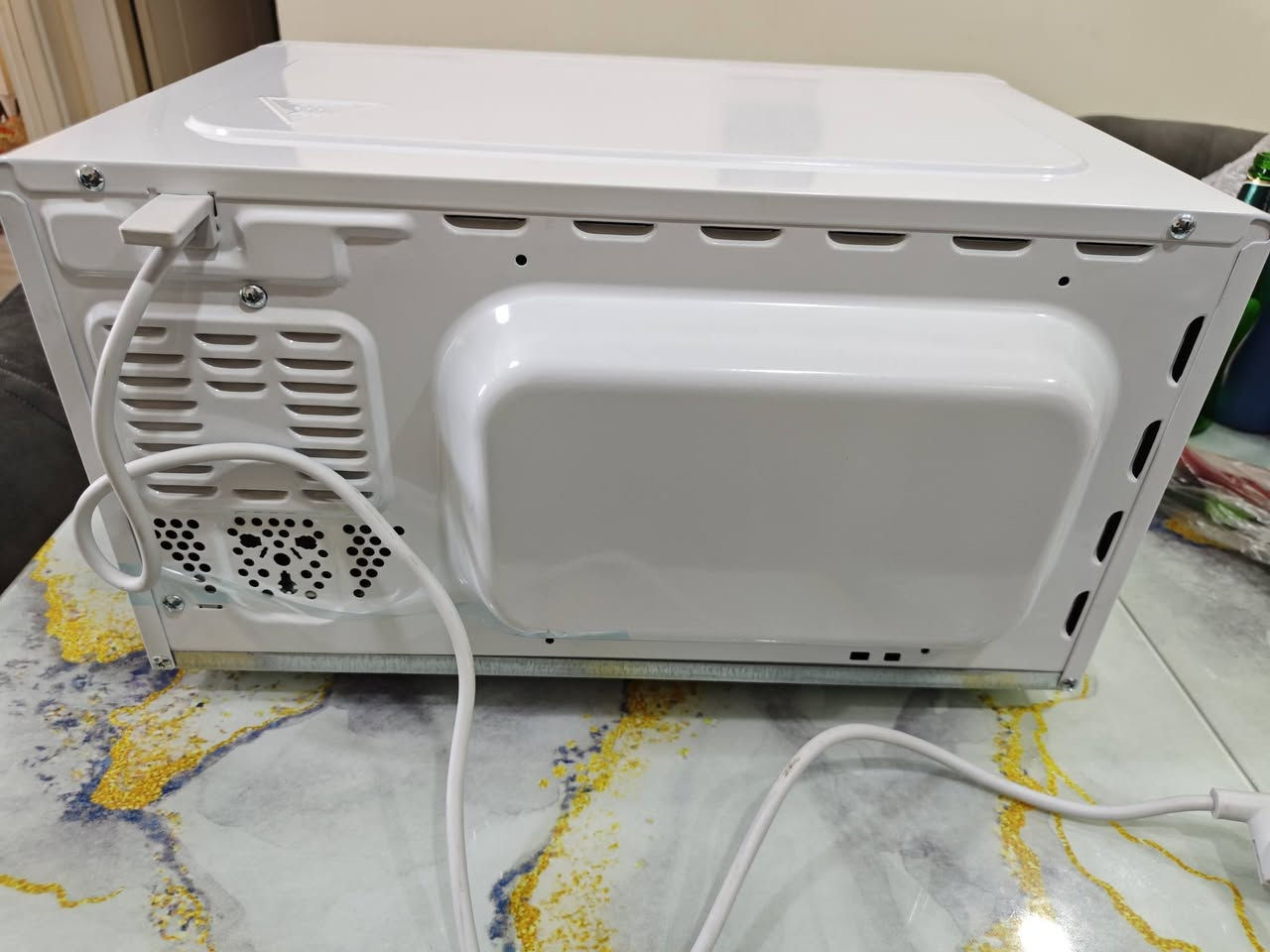 ئامێرێکی خواردن گەرم کردنەوە
Xiaomi Microwave
قەبارەی L20
700W کارەبا کەم بەکار دەهێنێت
زۆر تازەیە یەک مانگ ئیشی کردووە

بۆ فرۆشتن 45،000 تەنها بۆ هەولێر گەیاندنی نییە


**إذا كنت صاحب هذا الإعلان وتريد حذفه لأي سبب، رجاءا أرسل رسالة إلى الدعم الفني**